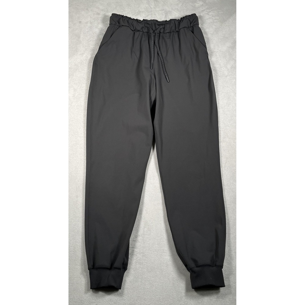 Lululemon Stretch Luxtreme High Rise Jogger Pants Womens 6 Graphite Grey LW5CV4S